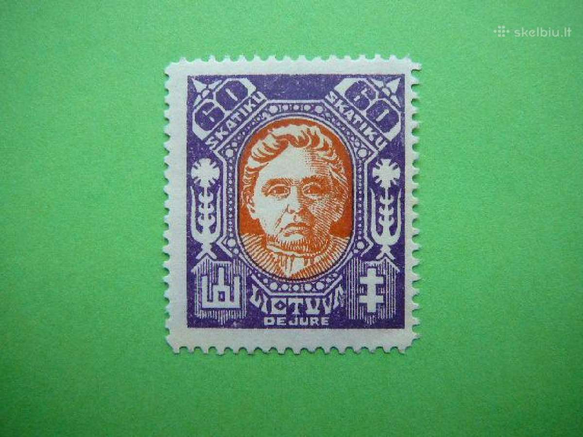 Lietuva 1922 De Jure G. P. - Bite Mlh lit129sp