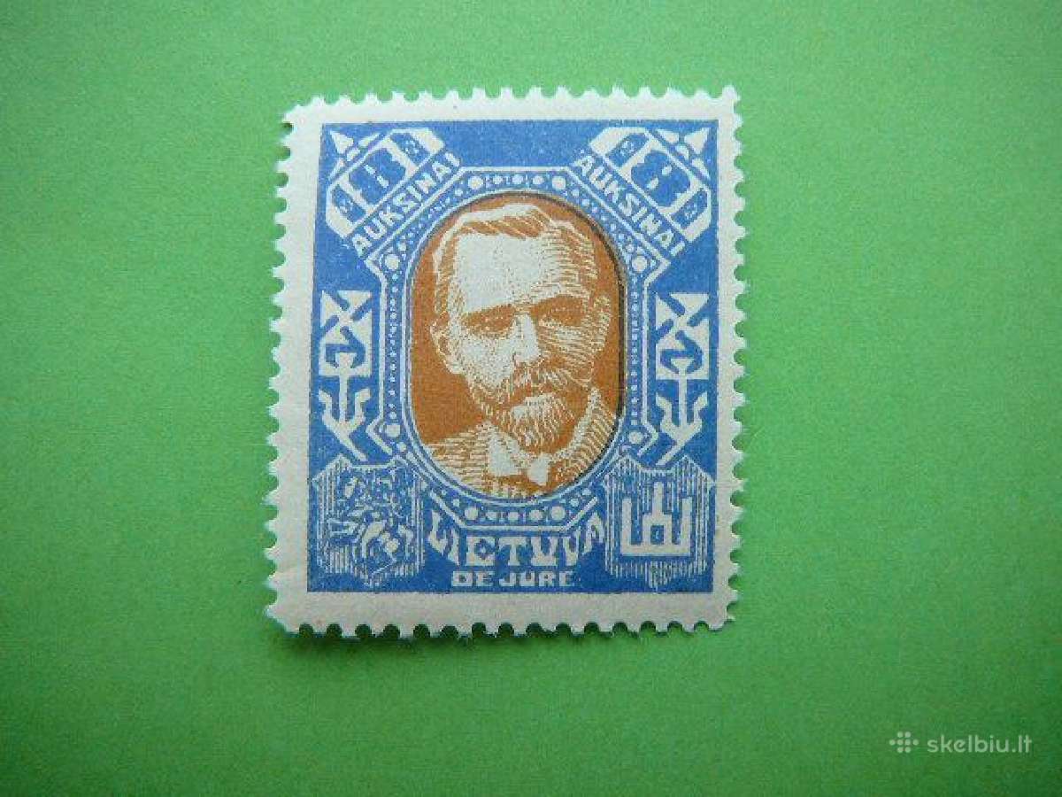 Lietuva 1922 De Jure A. Smetona Mlh lit136s