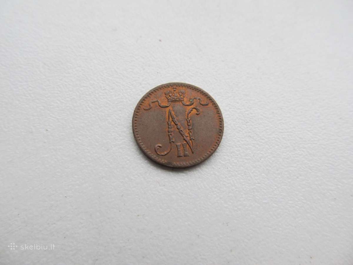 1 penni , Rusija Suomija ,1913, 1914, 1916 - nuotraukos Nr. 6