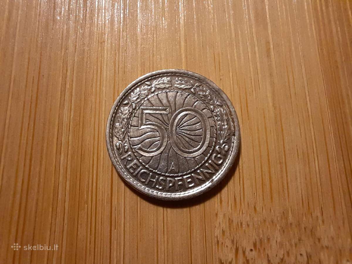 50 reichspfennig 1935 A - Vokietija