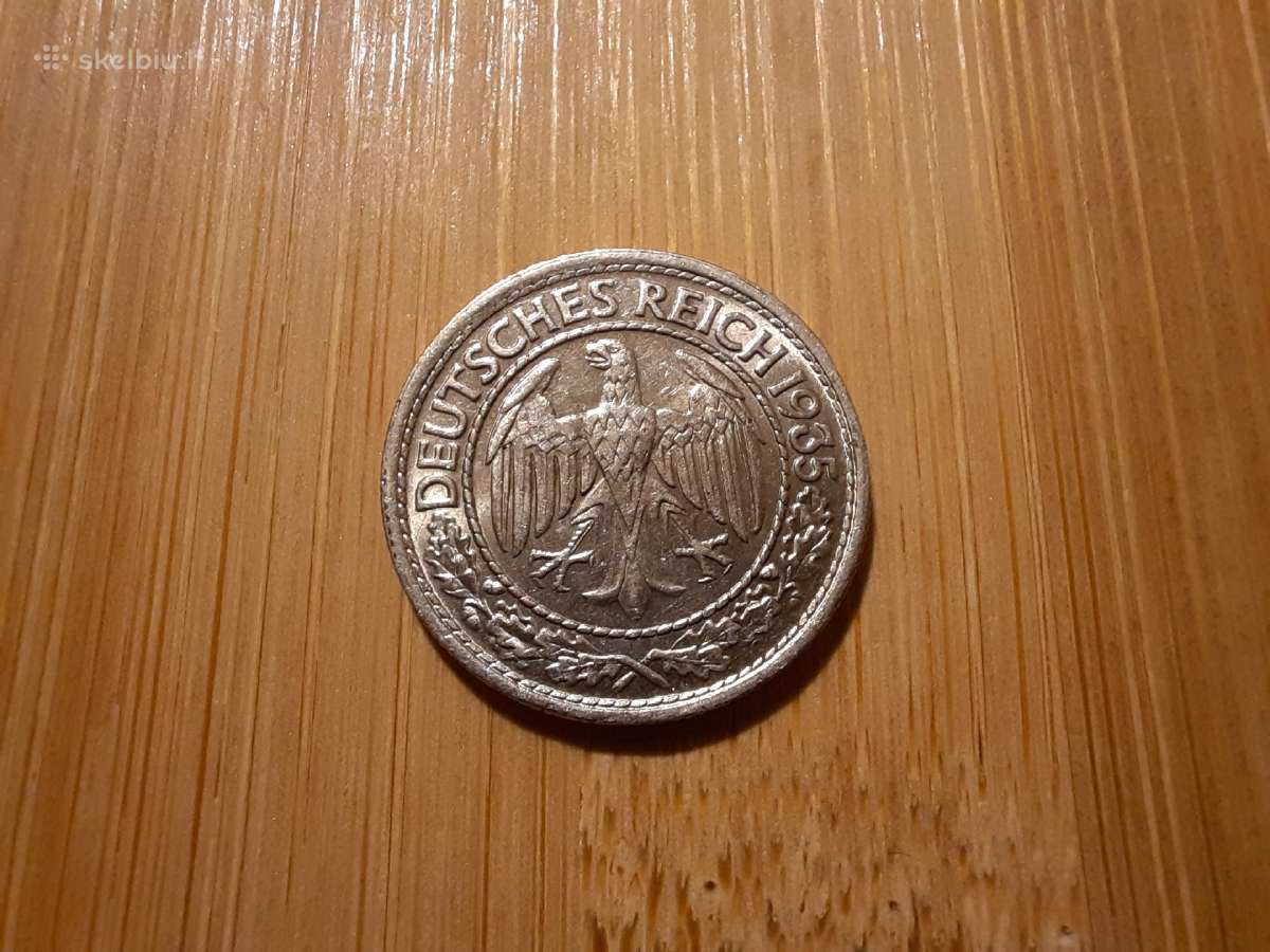 50 reichspfennig 1935 A - Vokietija - nuotraukos Nr. 2