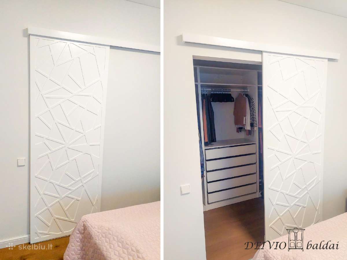 Modernios Mdf durys į drabužinę