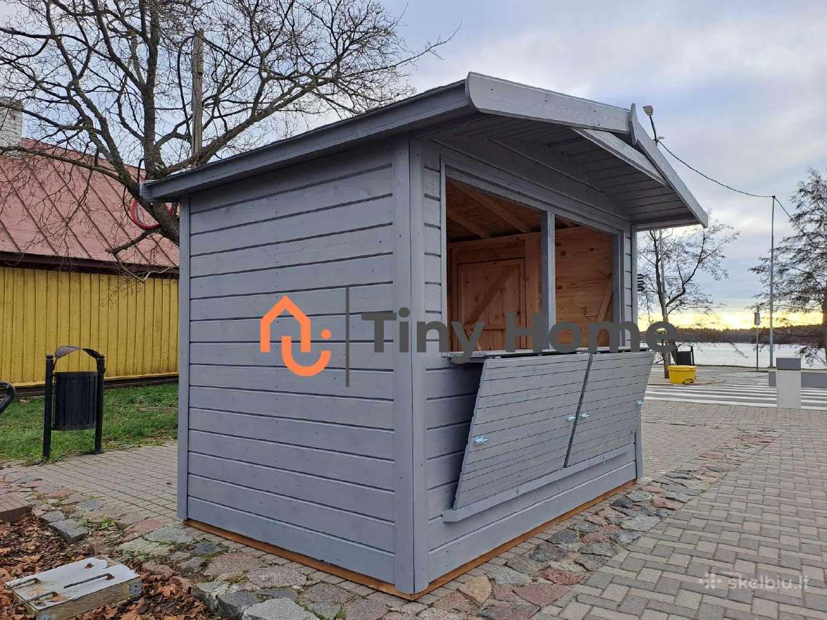 Medinis prekybinis kioskas 2x3 m. - nuotraukos Nr. 3