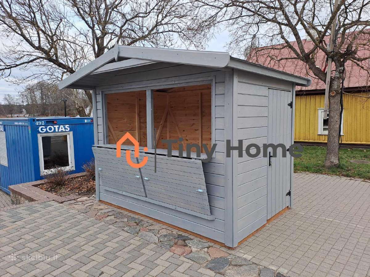 Medinis prekybinis kioskas 2x3 m. - nuotraukos Nr. 4