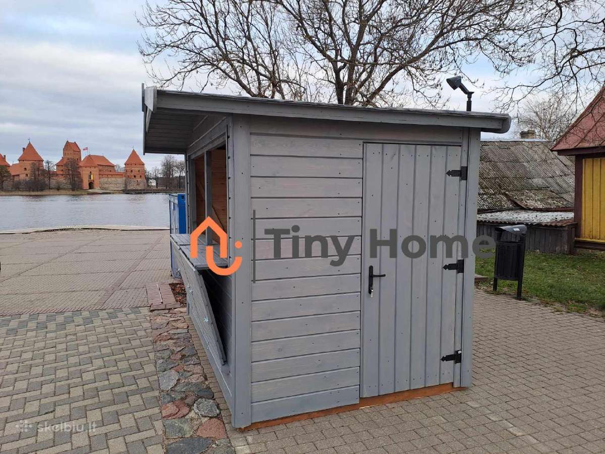 Medinis prekybinis kioskas 2x3 m. - nuotraukos Nr. 6