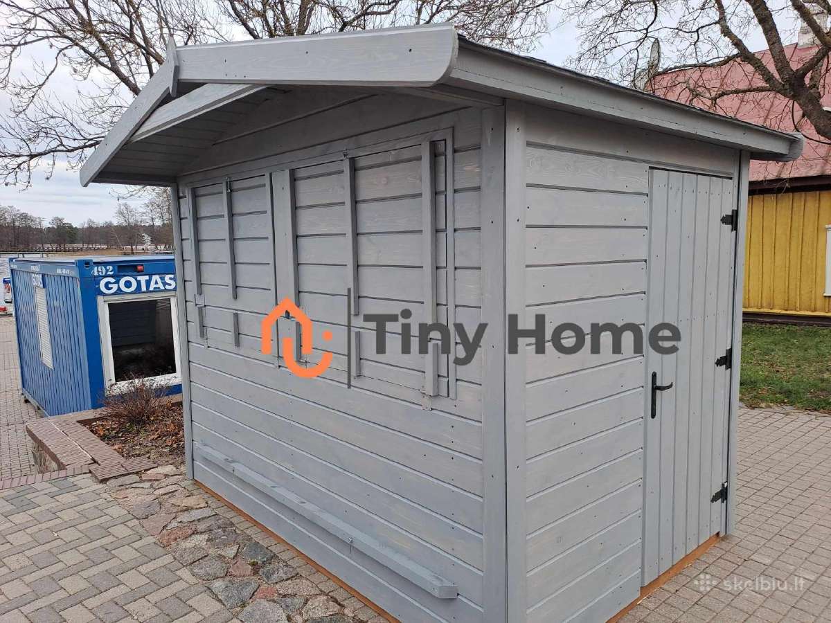 Medinis prekybinis kioskas 2x3 m. - nuotraukos Nr. 7