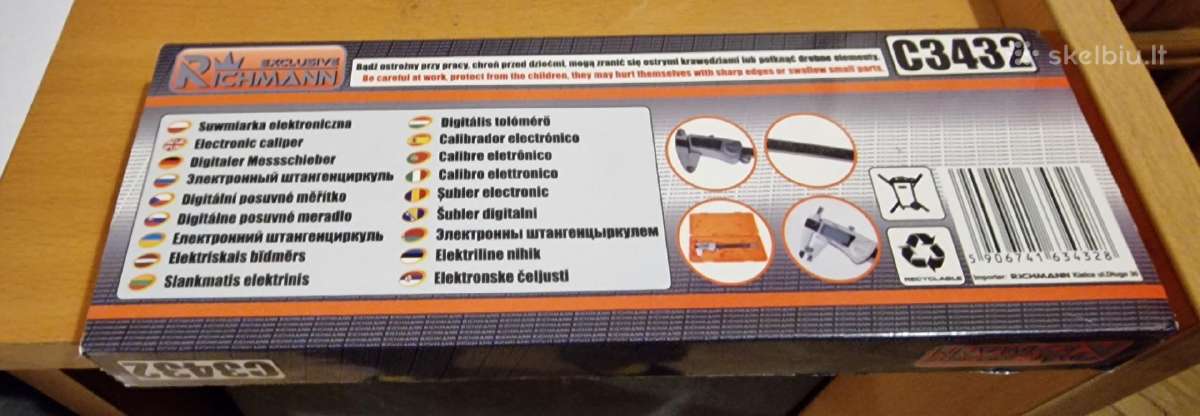 Profesionalus elektroninis slankmatis 150 mm - nuotraukos Nr. 2