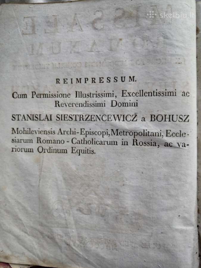 *Mišiolas senas Mdcccxxxxvi - nuotraukos Nr. 7