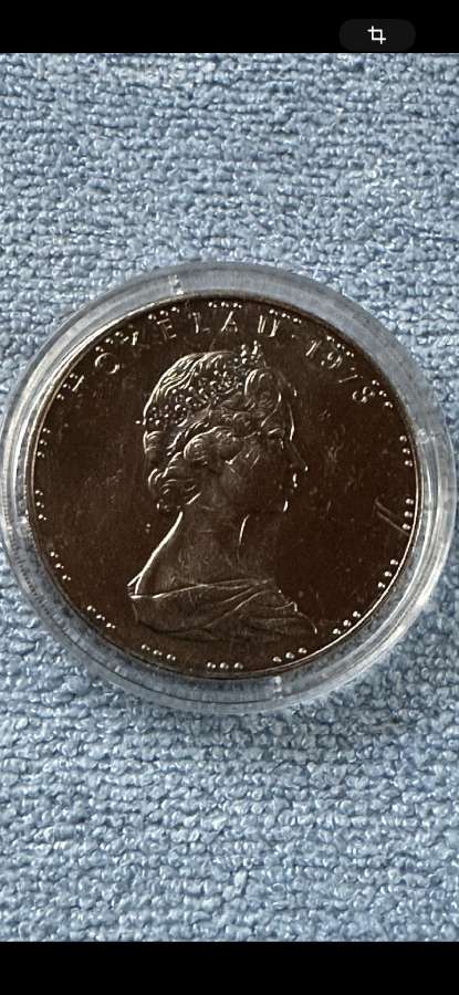 Moneta Tokelau 1 dollar, 1978m. cu-ni - nuotraukos Nr. 2