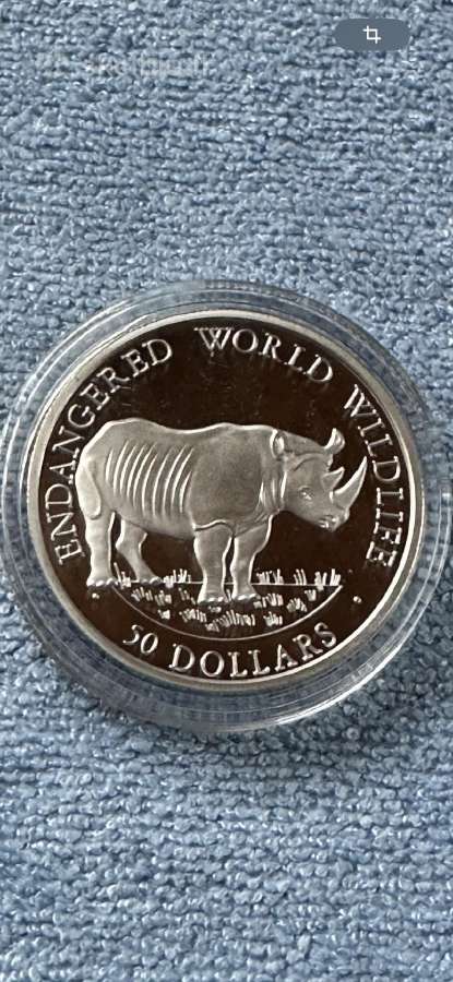 Moneta Cook isl. 1990m. 50 dollars, cu-ni