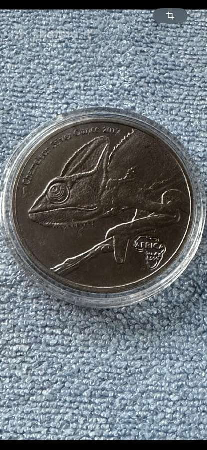 Moneta Congo 2017m. 1000 Franks, cu-ni