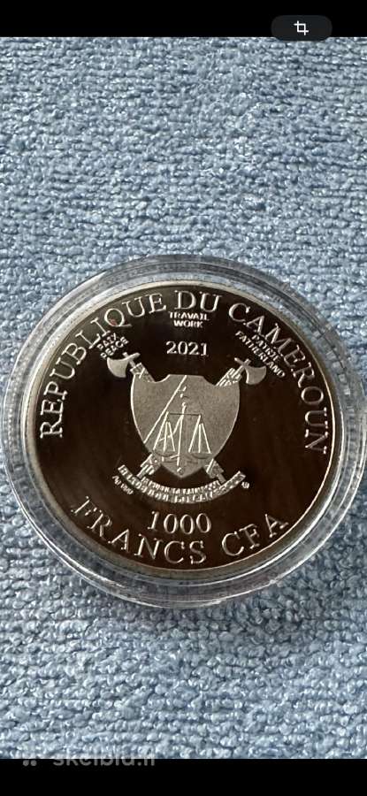 Moneta Cameroun 2021m. 1000 Francs, cu-ni - nuotraukos Nr. 2