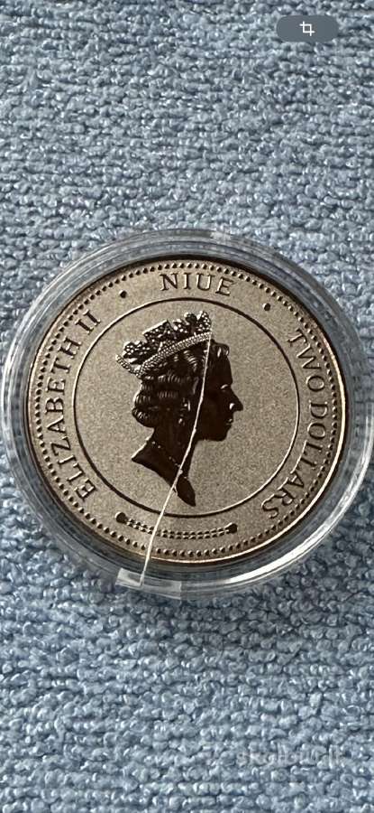 Moneta Niue 2016m. 2 dollars, cu-ni - nuotraukos Nr. 2