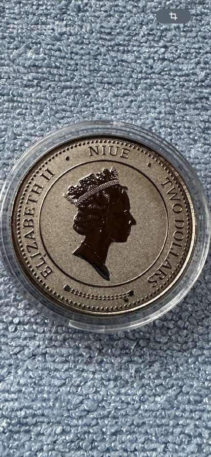 Moneta Niue 2013m. 2 dollars, cu-ni - nuotraukos Nr. 2