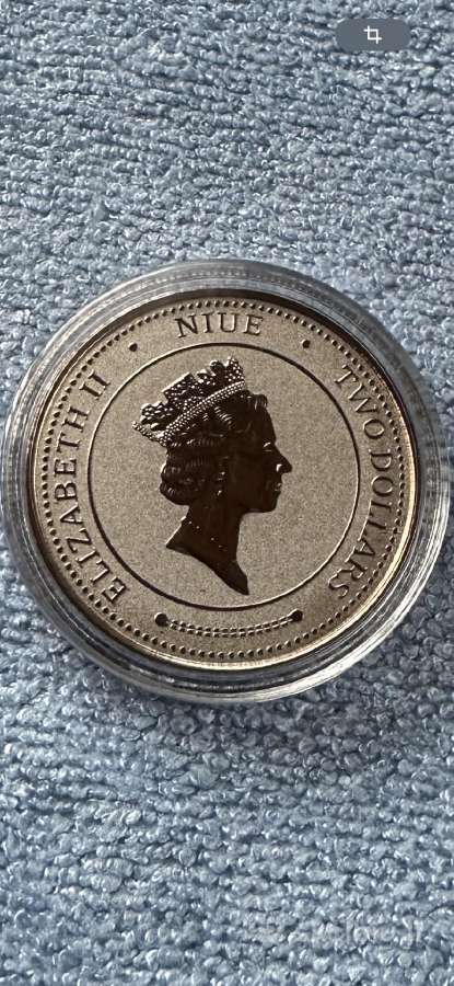 Moneta Niue 2012m. 2 dollars, cu-ni - nuotraukos Nr. 2