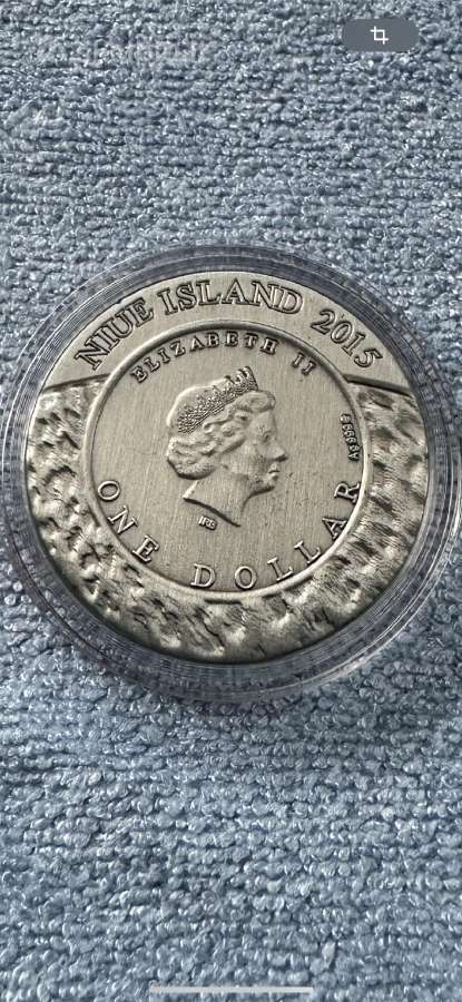 Moneta Niue 2015m. 1 dollar, cu-ni - nuotraukos Nr. 2