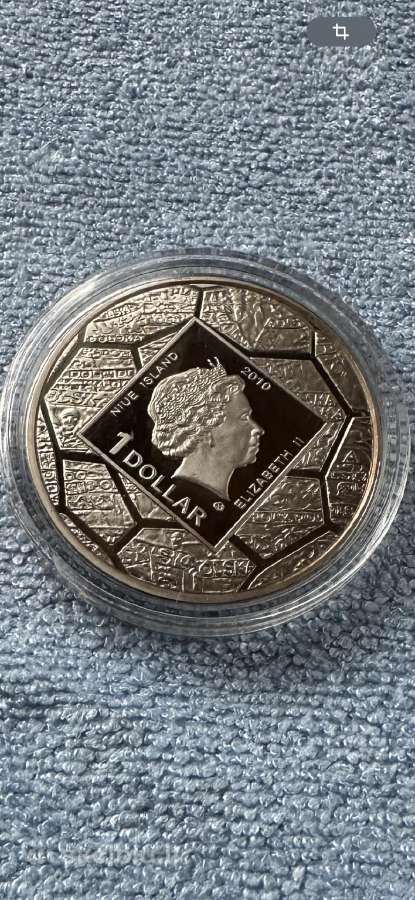 Moneta Niue 2010m. 1 dollar, cu-ni - nuotraukos Nr. 2