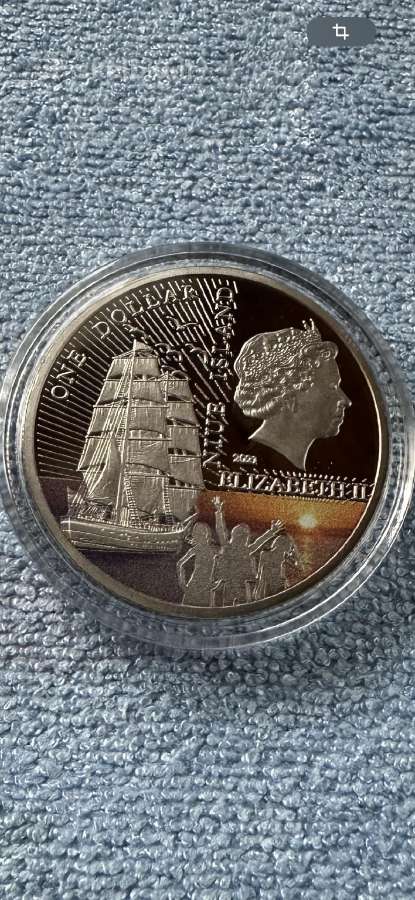 Moneta Niue 2021m. 1 dollar, cu-ni - nuotraukos Nr. 2