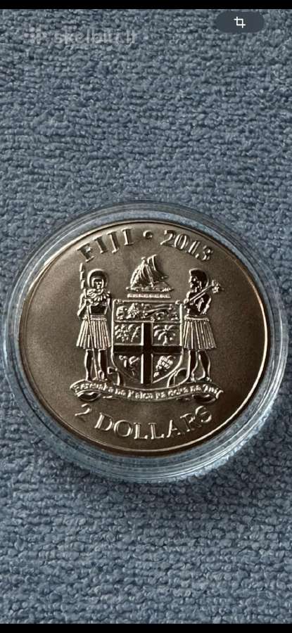 Moneta Fiji 2013m. 2 dollars, cu-ni - nuotraukos Nr. 2