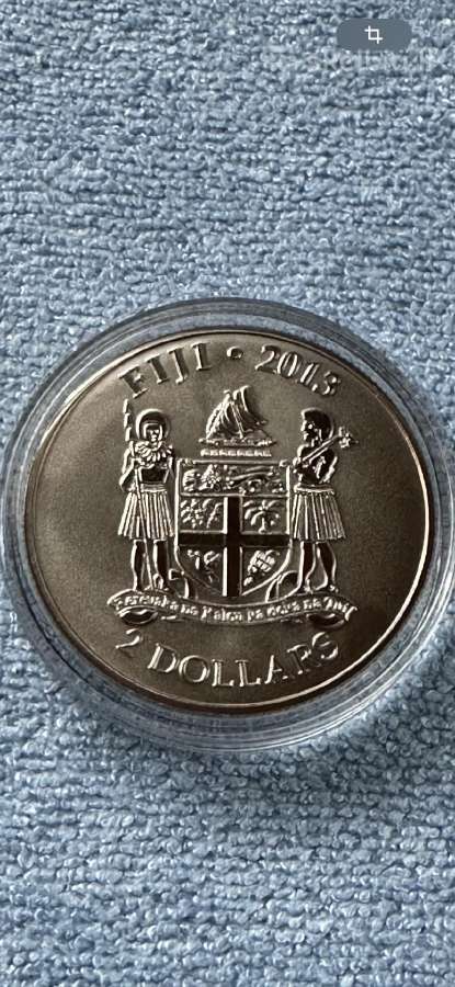 Moneta Fiji 2013m. 2 dollars, cu-ni - nuotraukos Nr. 2