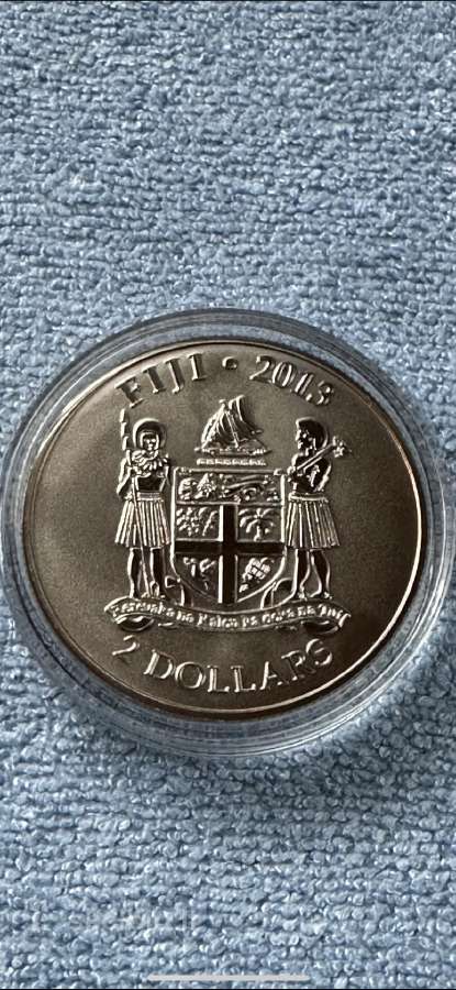Moneta Fiji 2013m. 2 dollars, cu-ni - nuotraukos Nr. 2