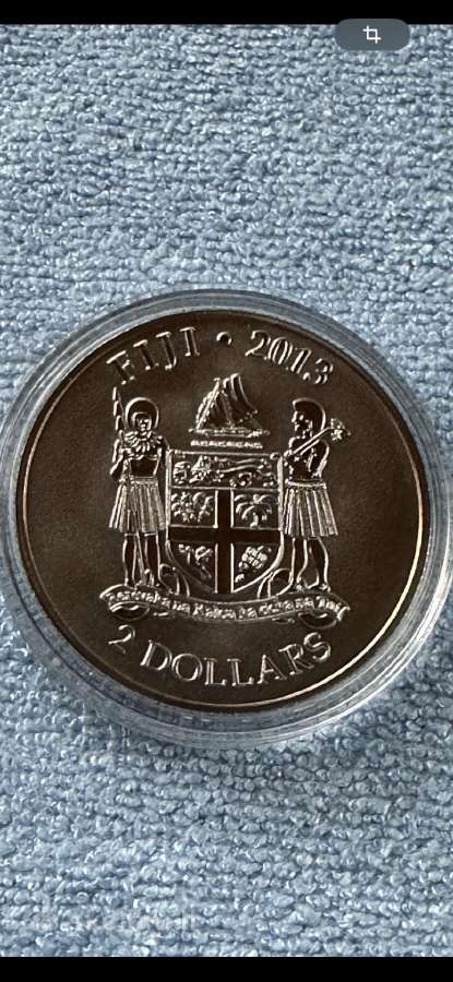 Moneta Fiji 2013m. 2 dollars, cu-ni - nuotraukos Nr. 2
