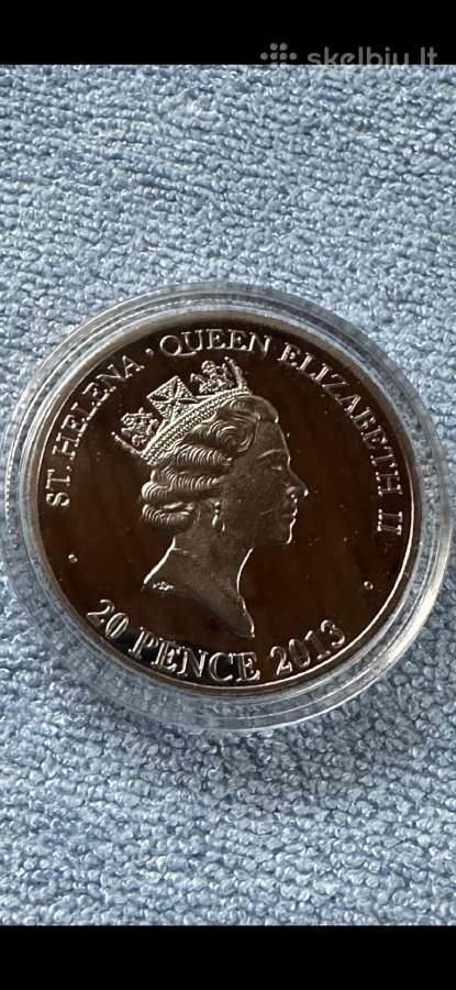 Moneta St.helena 2013m. 20 pence, cu-ni - nuotraukos Nr. 2