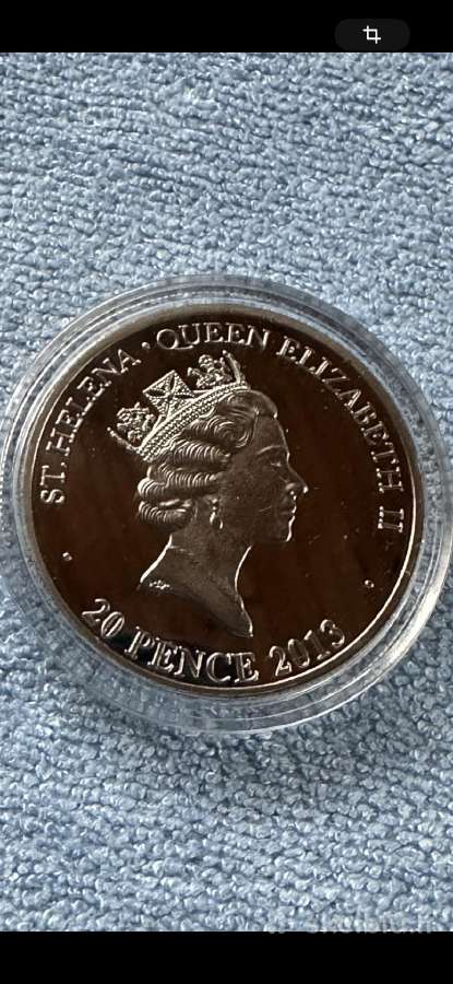 Moneta St.helena 2013m. 20 pence, cu-ni - nuotraukos Nr. 2