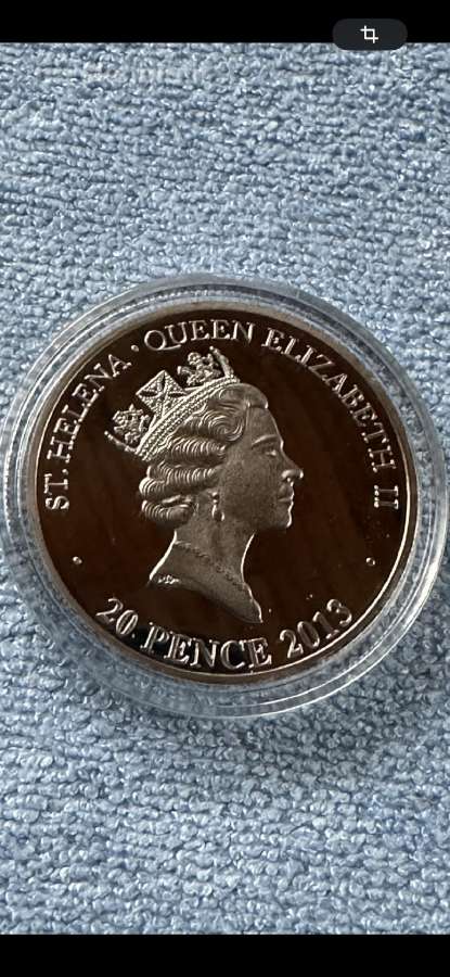Moneta St.helena 2013m. 20 pence, cu-ni - nuotraukos Nr. 2