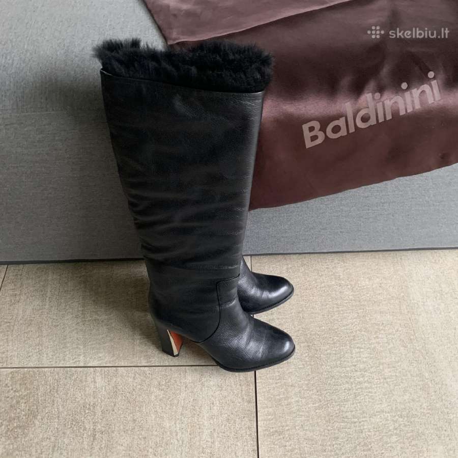 Baldinini aukštakulniai ilgaauliai batai 36 dydis - nuotraukos Nr. 4