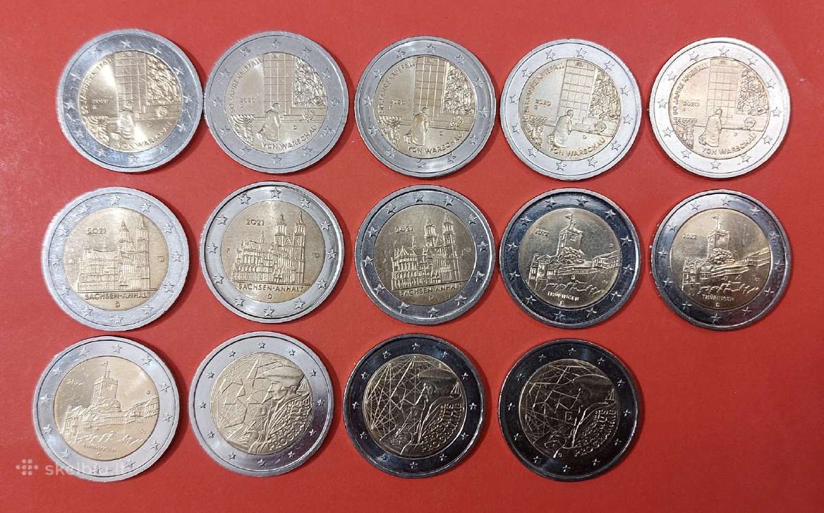 Proginės euro monetos - nuotraukos Nr. 5