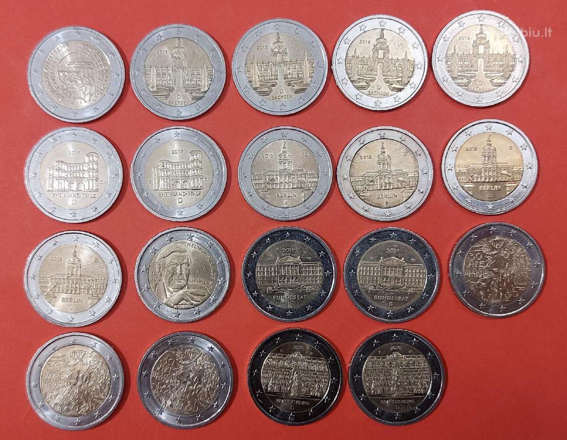 Proginės euro monetos - nuotraukos Nr. 4