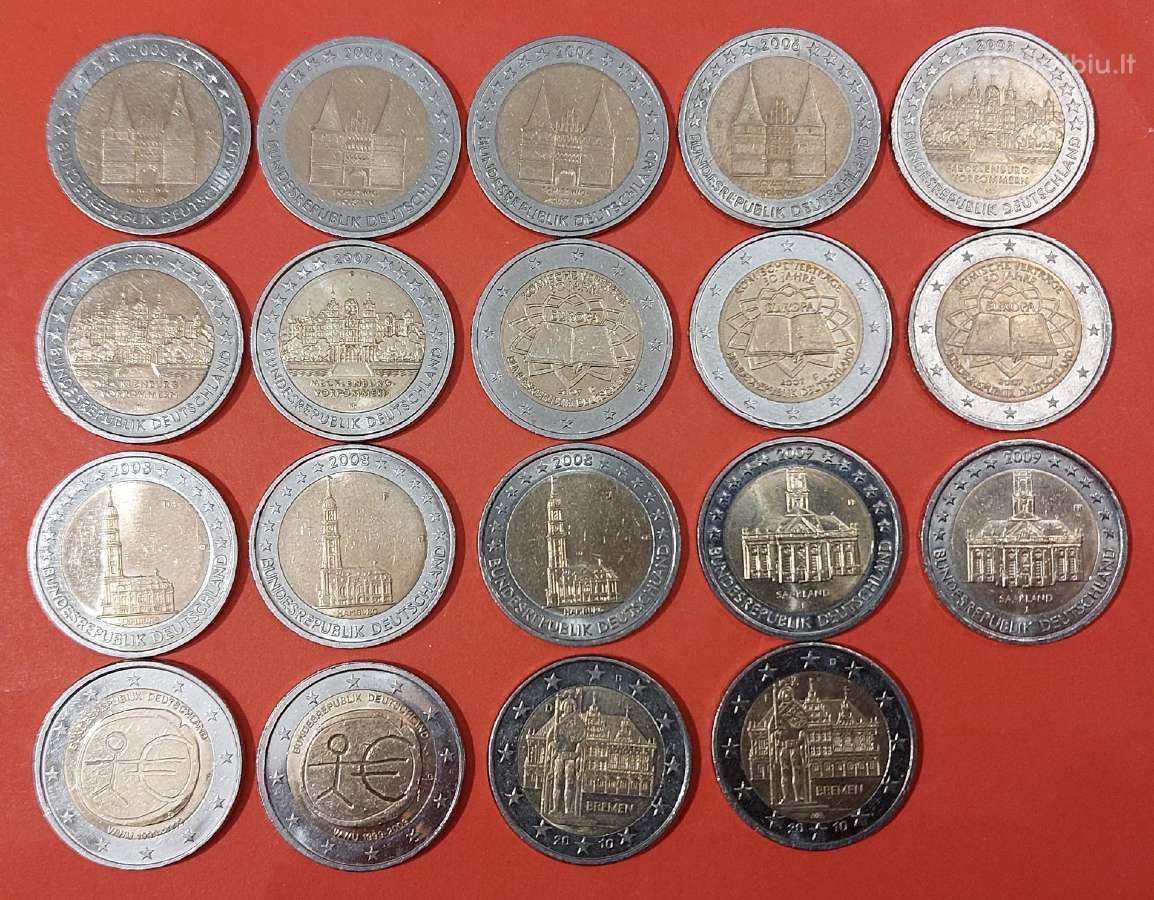 Proginės euro monetos - nuotraukos Nr. 2