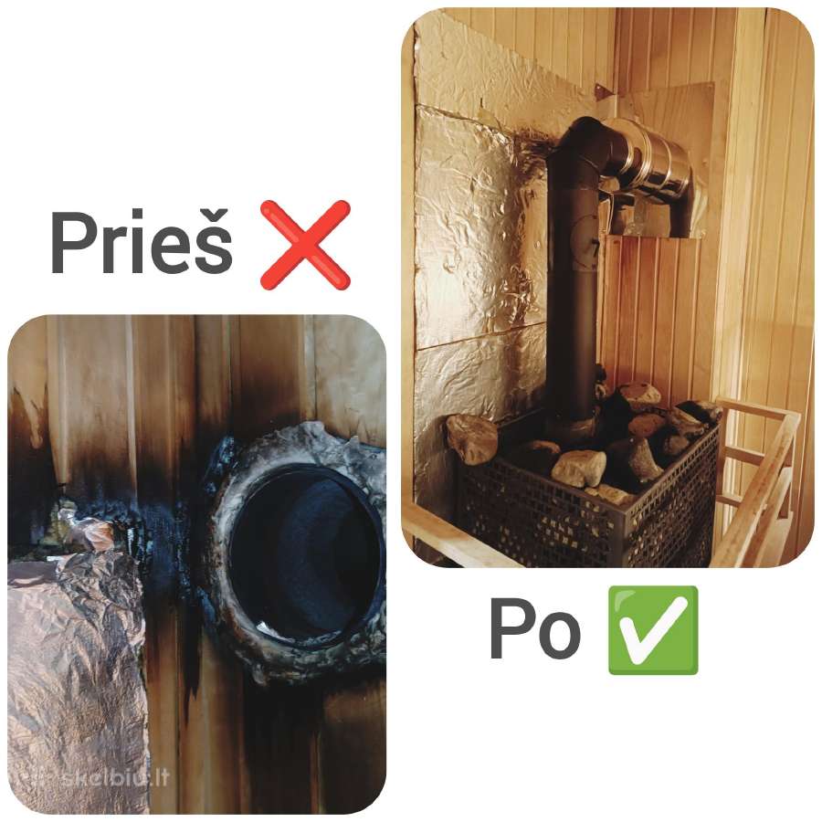 Kaminų valymas, pristatomi kaminai, kaminų įdėklai - nuotraukos Nr. 5