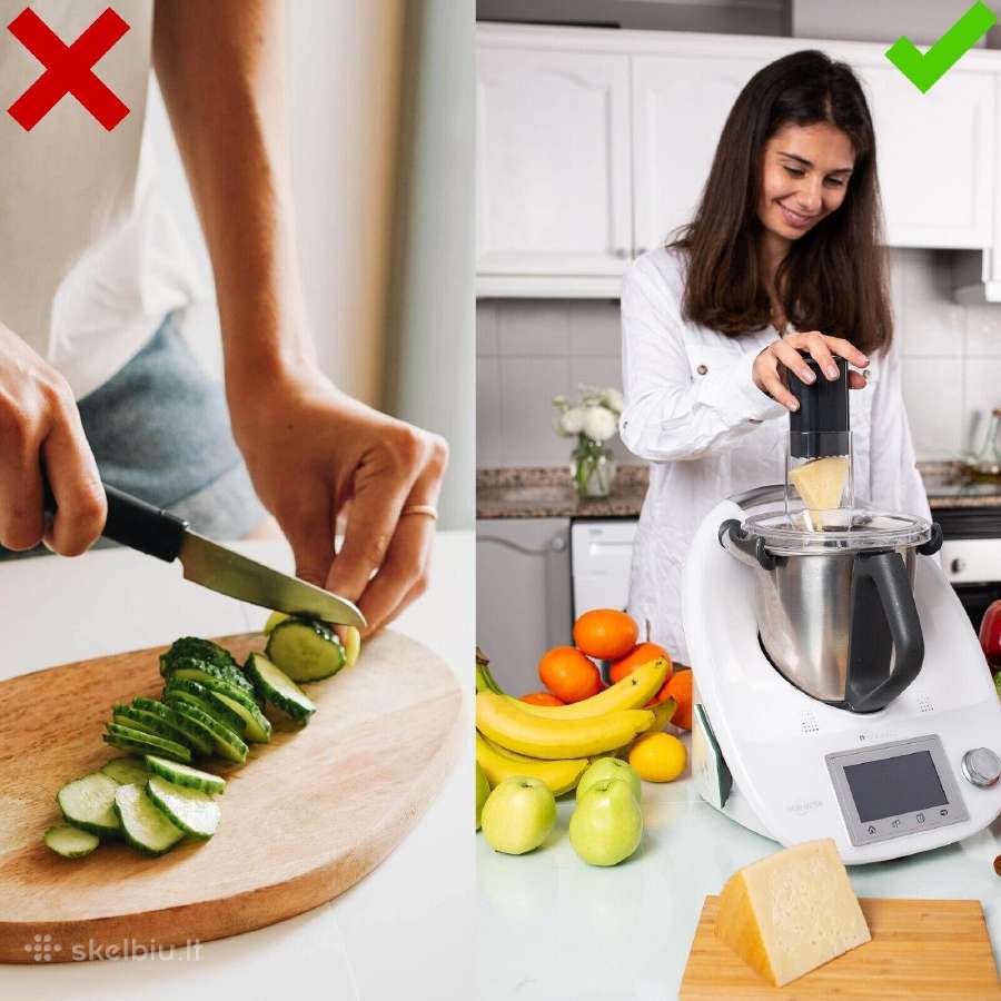 Thermomix Tm6 ir Tm5 pjaustyklė ,skutukas ir kiti - nuotraukos Nr. 4