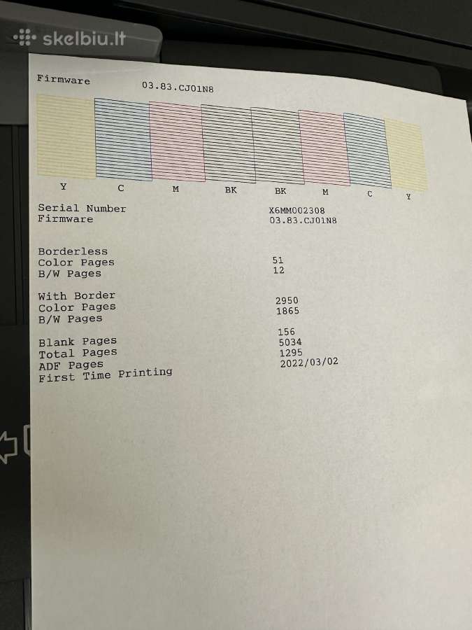 A3 mažas spalvotas spausdintuvas Epson su garantij - nuotraukos Nr. 2