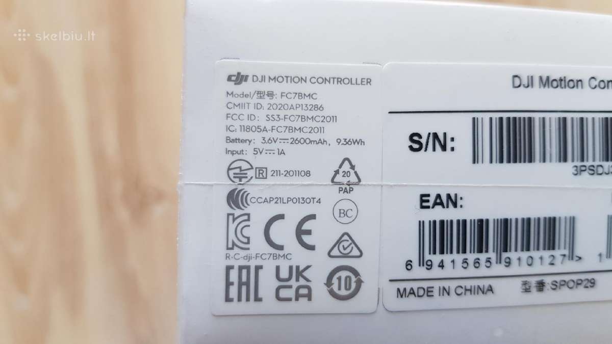 Dji Fpv motion controller naujas, neišpakuotas - nuotraukos Nr. 2