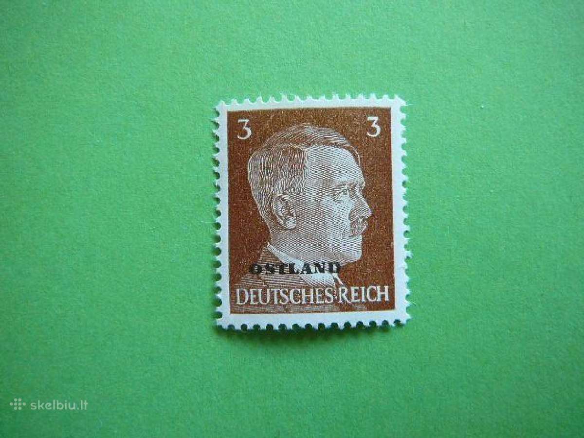 Ostland Vokietija - Lietuva 1941 (3) Mnh ost02sm