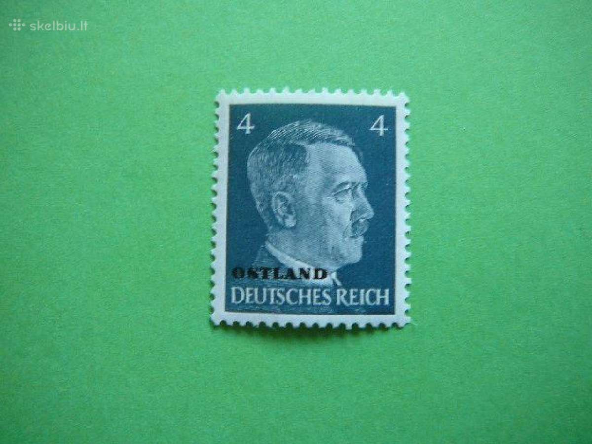 Ostland Vokietija - Lietuva 1941 (4) Mnh ost03sm