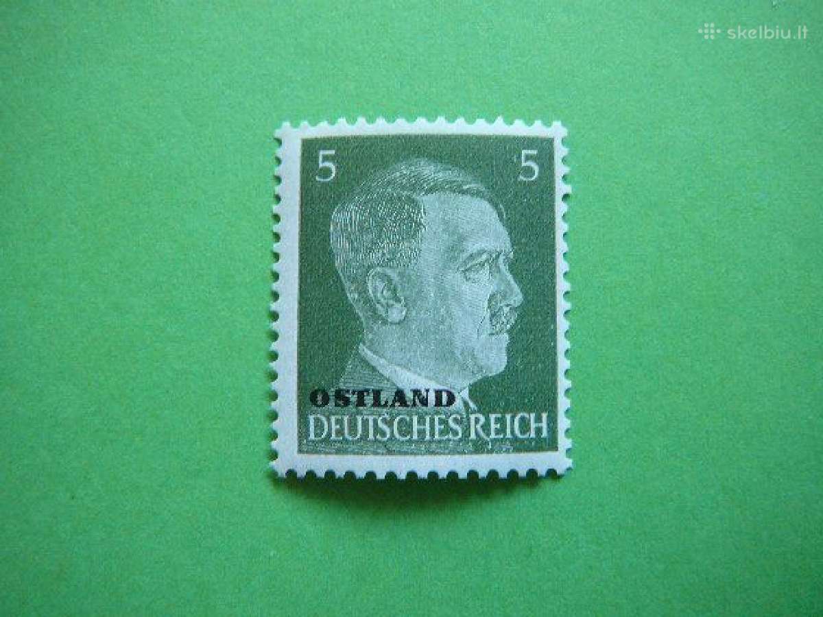 Ostland Vokietija - Lietuva 1941 (5) Mnh ost04sm