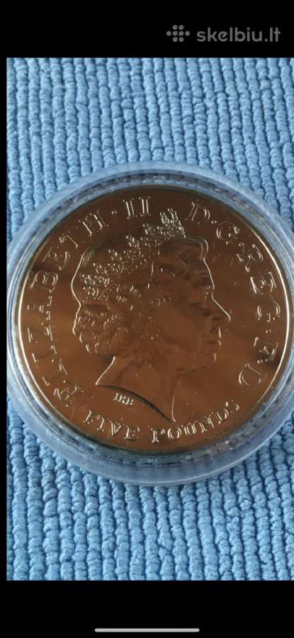 Monetos UK 2005m. 2x5 svarai, cu-ni - nuotraukos Nr. 4