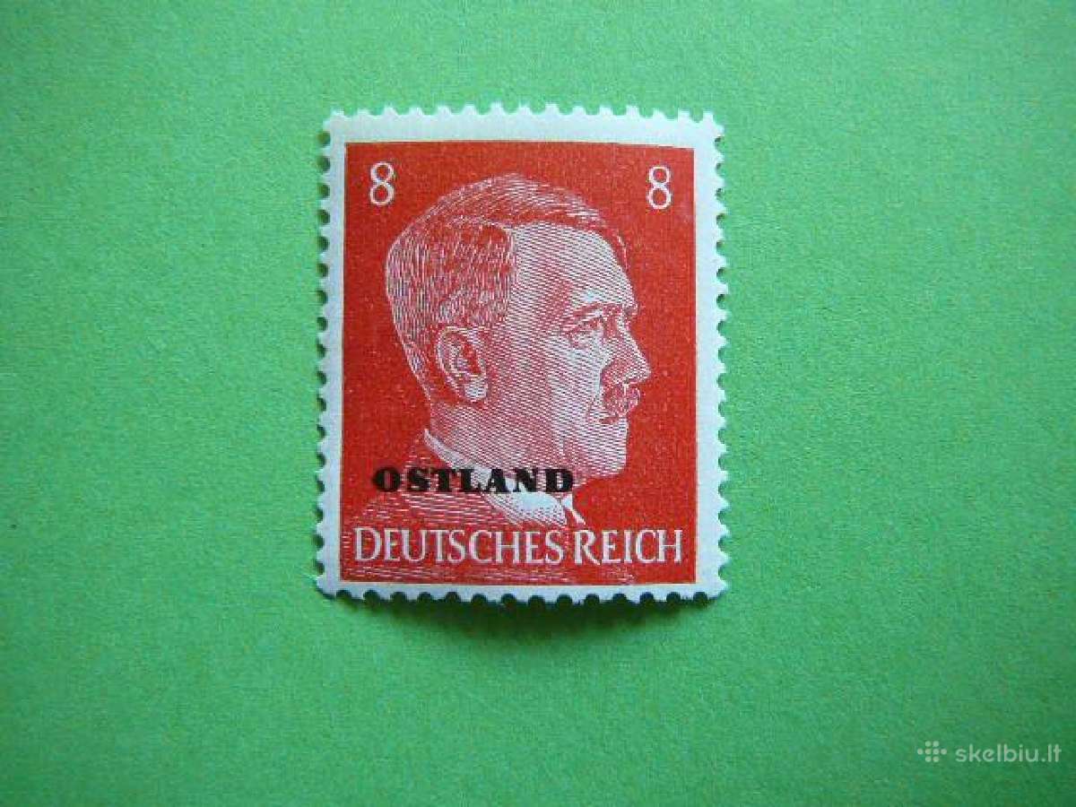 Ostland Vokietija - Lietuva 1941 (8) Mnh ost06sm