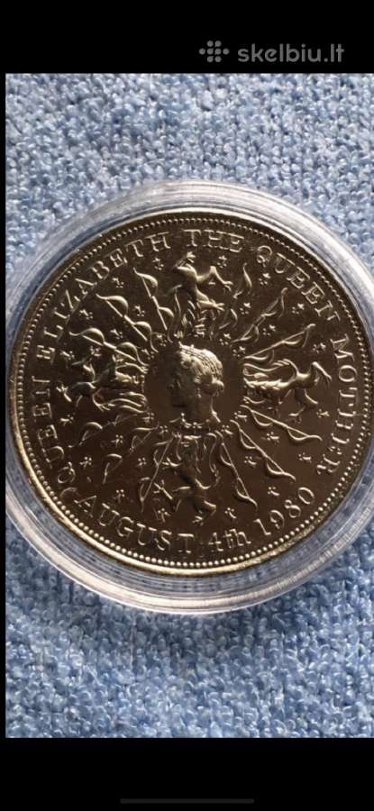 Moneta UK 1980m. 25 pensai, cu-ni