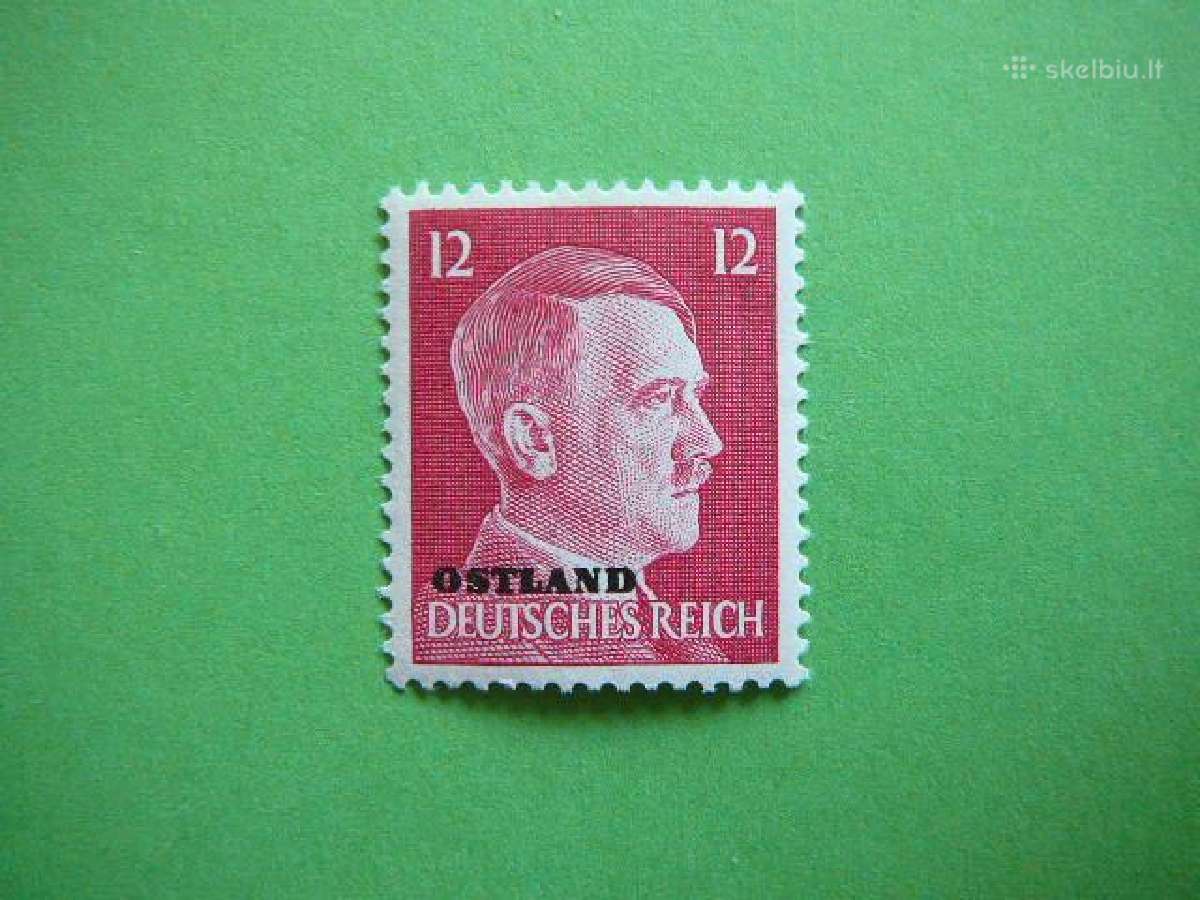 Ostland Vokietija - Lietuva 1941 (12) Mnh ost08sm