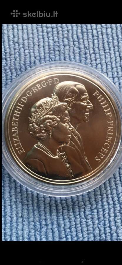 Moneta UK 1997m. 5 svarai, cu-ni - nuotraukos Nr. 2