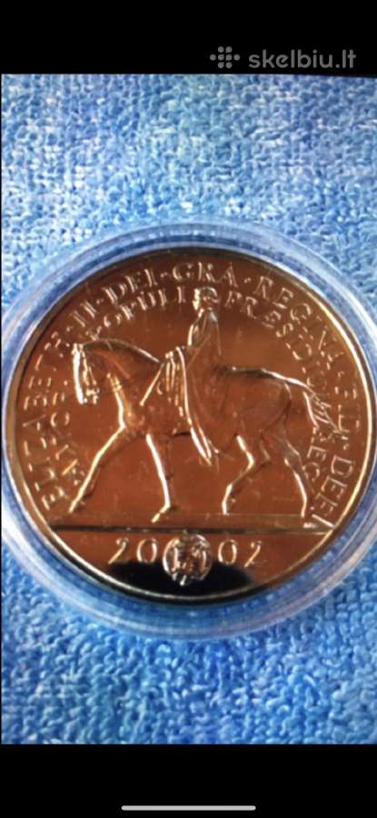 Moneta UK 2002m. 5 svarai, cu-ni