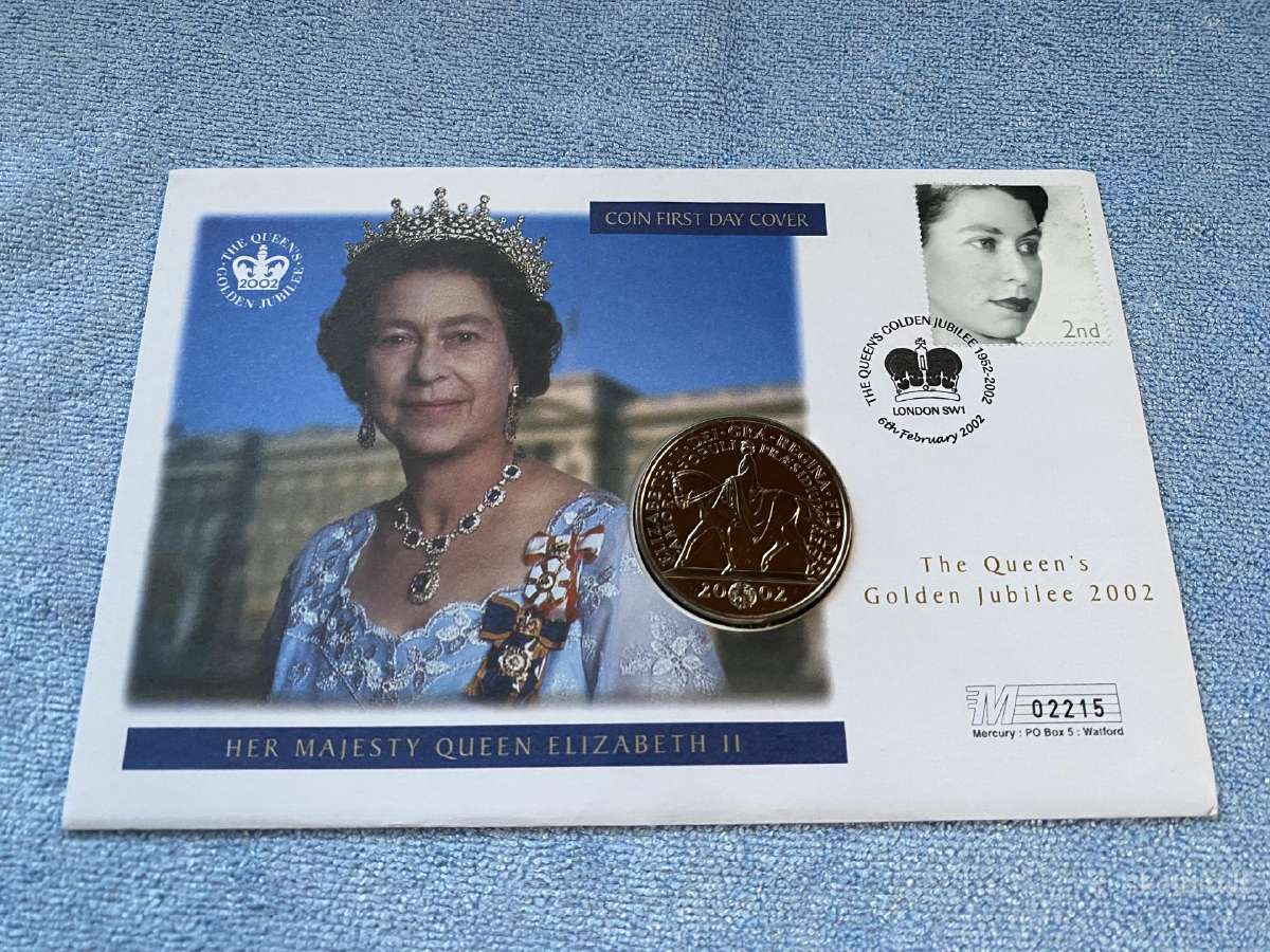 Moneta UK 2002m. 5 svarai, cu-ni - nuotraukos Nr. 3