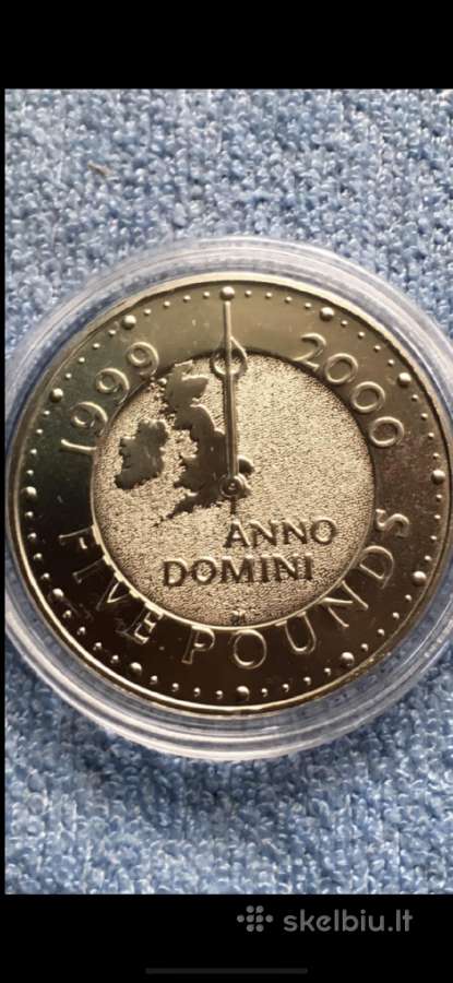 Moneta UK 1999m. 5 svarai, cu-ni