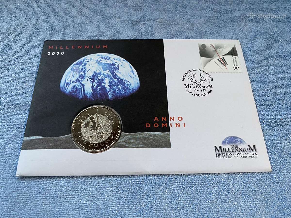 Moneta UK 1999m. 5 svarai, cu-ni - nuotraukos Nr. 3