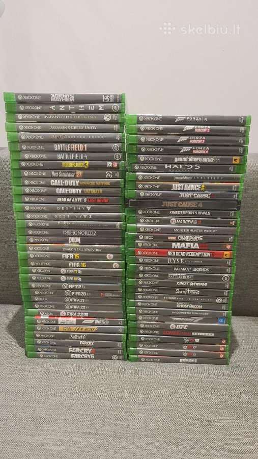 Xbox One ir Xbox 360 originalūs žaidimai